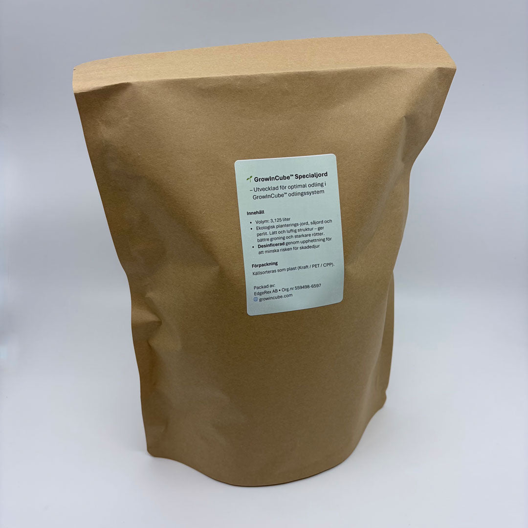 Specialjord för GrowInCube™