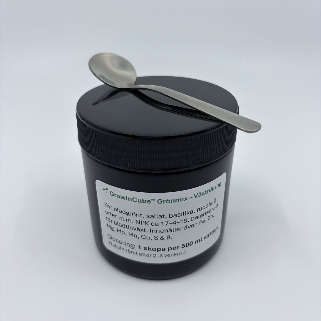 GrowInCube™ Växtnäring – Grönmix