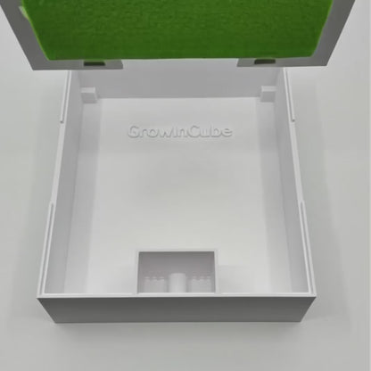 Video som visar hur man odlar basilika hemma med GrowInCube från montering till skörd